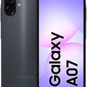 Celular Samsung Galaxy A07 256GB, 8GB, Câm. 50MP, Tela 6.7″ – Preto