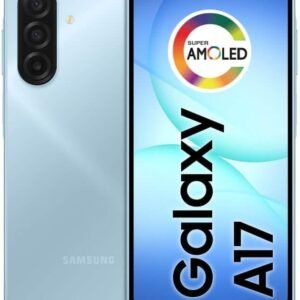 Celular Samsung Galaxy A17, 128GB, 4GB, 50MP Tela 6.7″, IP54 – Azul
